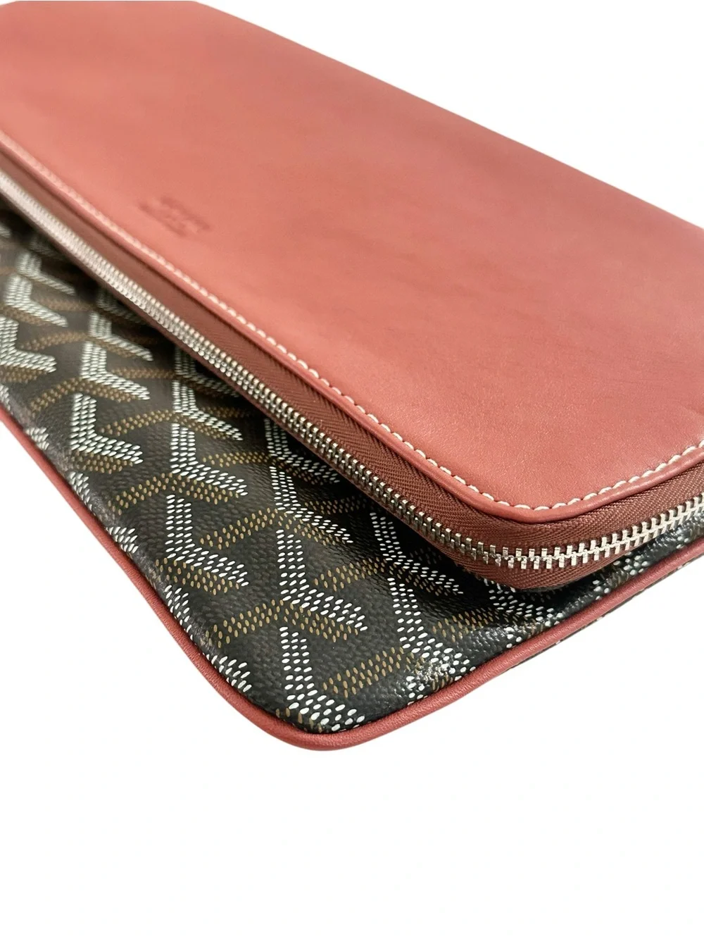 Sainte Marie MM Foldable Clutch Bag St Louis Black Tan